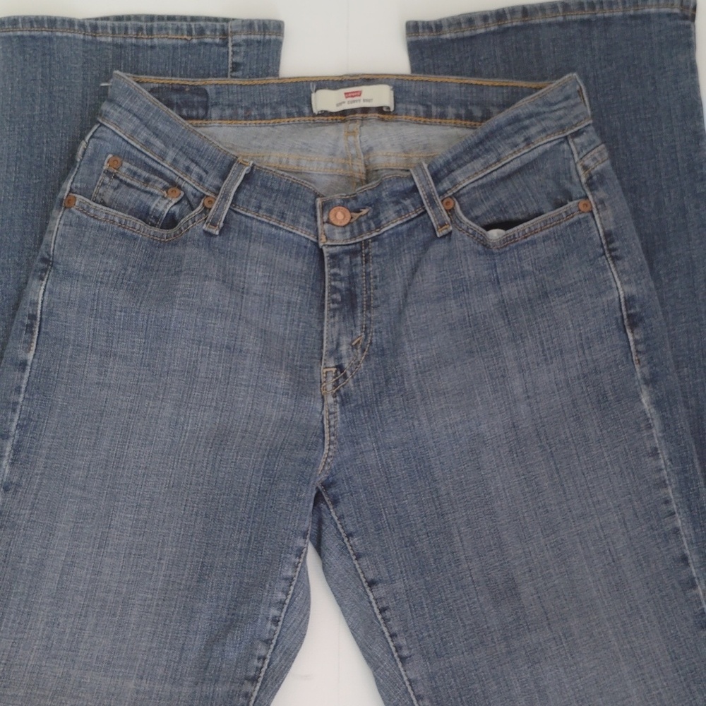 VTG Levi's Womens 529 Curvy Bootcut Denim Jeans Mid Rise Cowgirl Western Sz 12